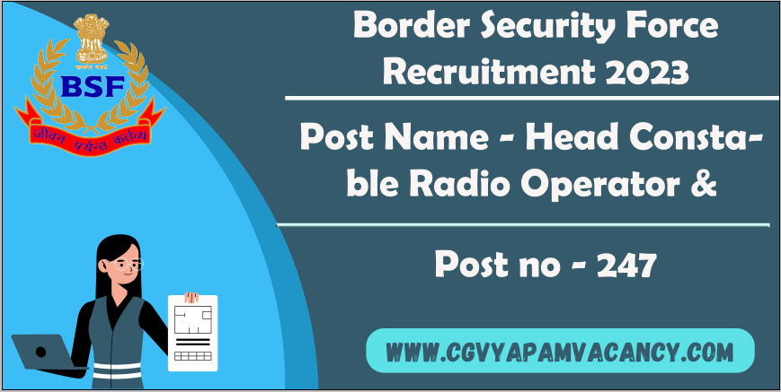 BSF Head Constable RO / RM Recruitment 2023