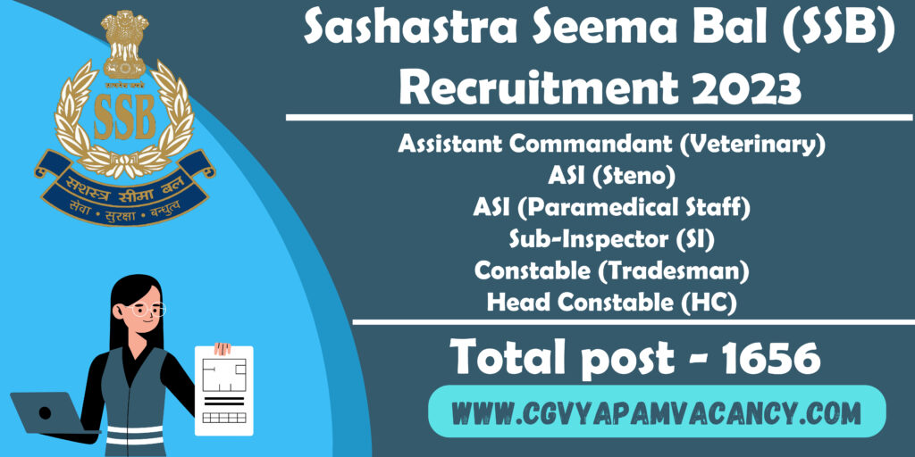 SSB Recruitment 2023 Notification