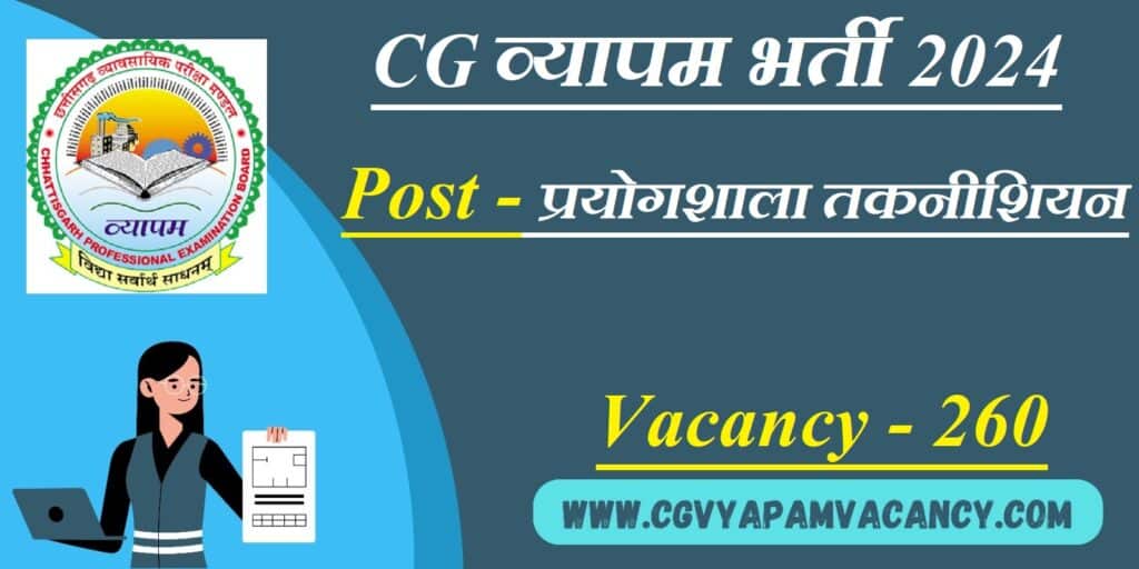 CG Vyapam Recruitment 2023