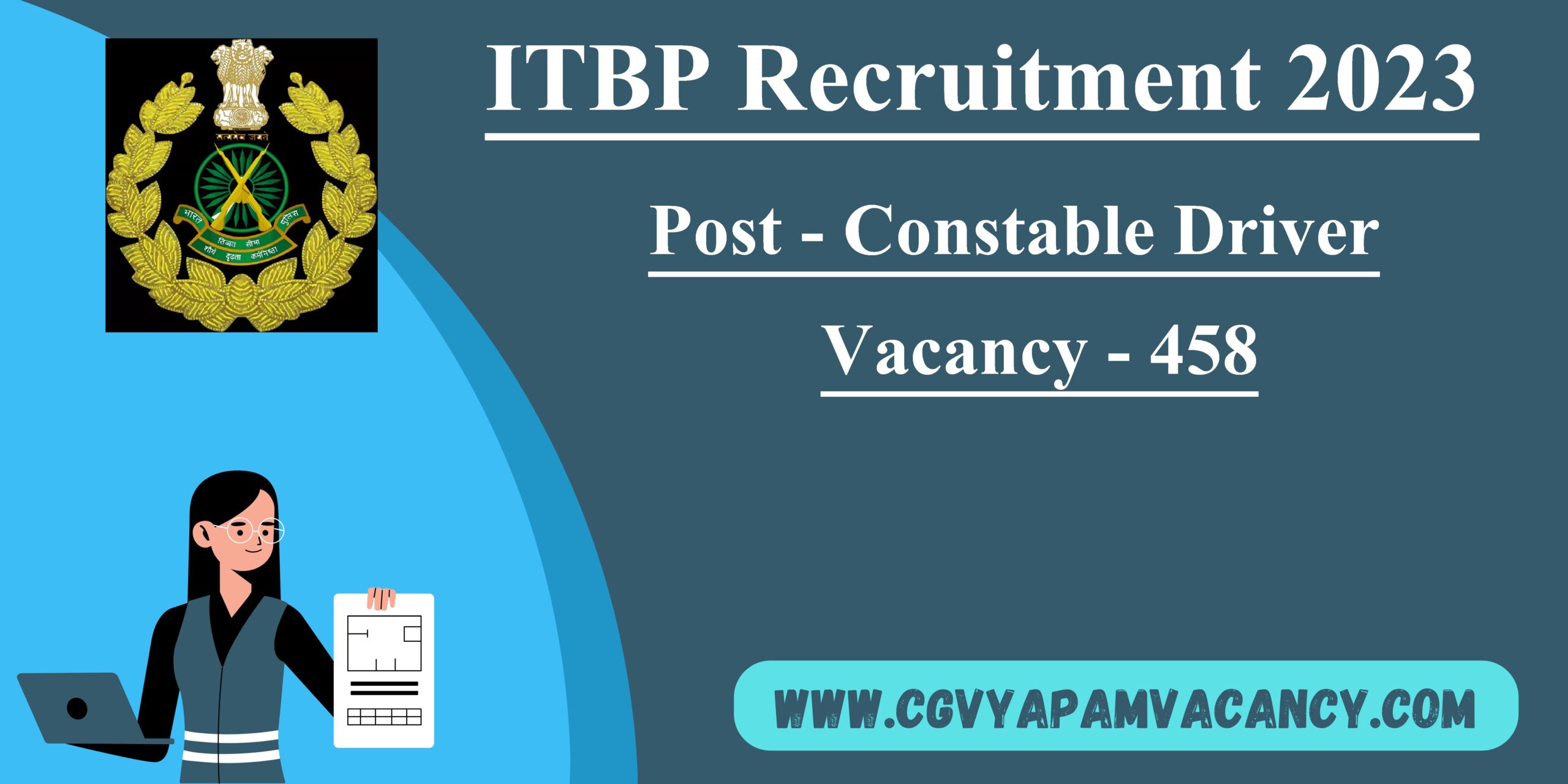 ITBP Constable Driver Recruitment 2023