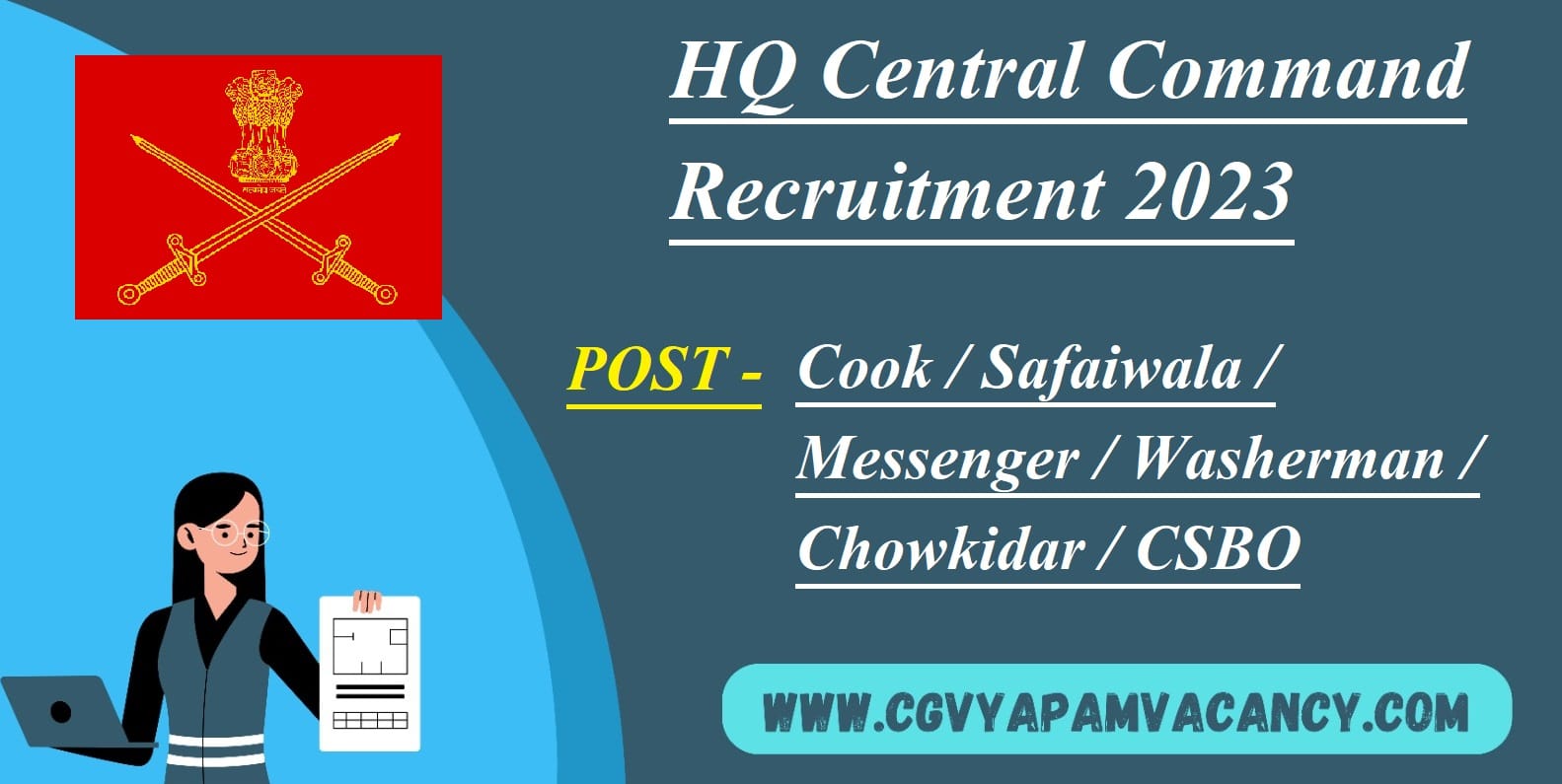 HQ Central Command Recruitment 2023